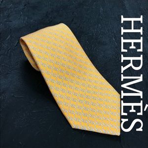100% Authentic HERMÈS Silk Necktie Men’s Tie
